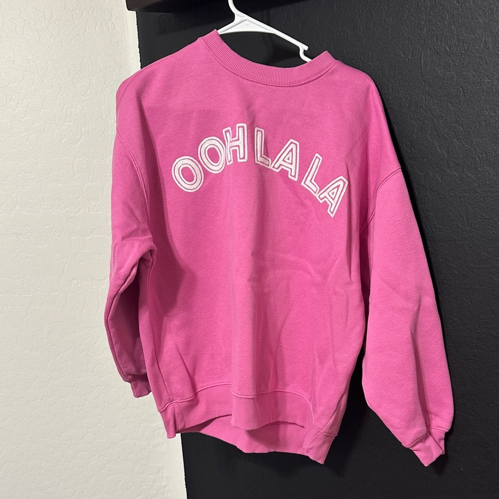Gianni Bini Pink Ooh La La Sweatshirt